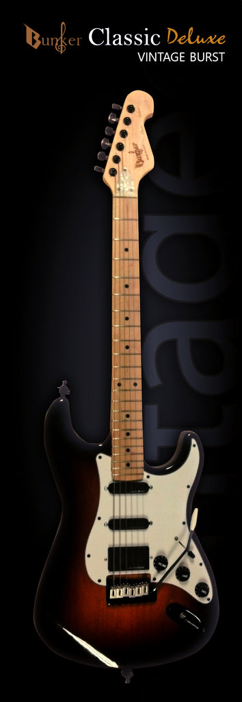 Bunker Classic Deluxe Vintage Burst – Bunker Guitars & Basses