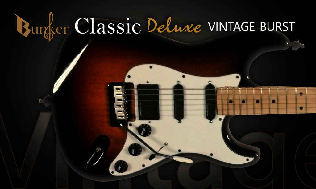 Bunker Classic Deluxe Vintage Burst – Bunker Guitars & Basses